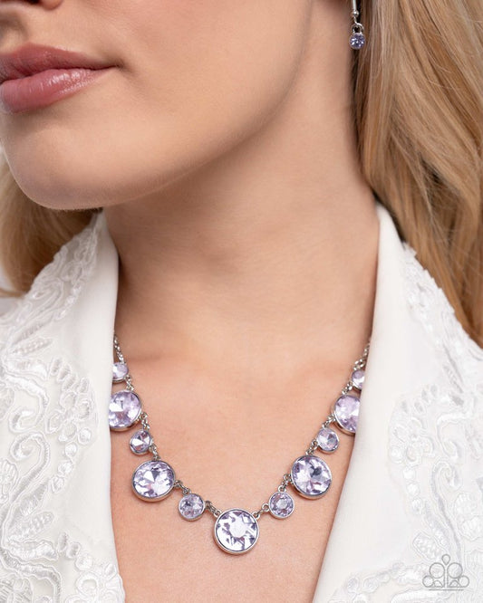 Genteel Gallery - Purple - Paparazzi Necklace Image