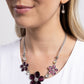 Cats Eye Calm - Purple - Paparazzi Necklace Image