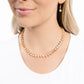 Glittery Genre - Gold - Paparazzi Necklace Image