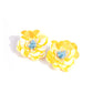 Floating Florals - Yellow - Paparazzi Earring Image