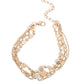 Endearing Ending - Gold - Paparazzi Bracelet Image