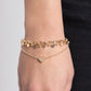 Endearing Ending - Gold - Paparazzi Bracelet Image