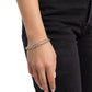 Chained Celebration - Silver - Paparazzi Bracelet Image