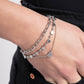 Endearing Ending - Silver - Paparazzi Bracelet Image