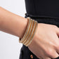 Casual Coils - Gold - Paparazzi Bracelet Image