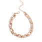 Chained Celebration - Rose Gold - Paparazzi Bracelet Image