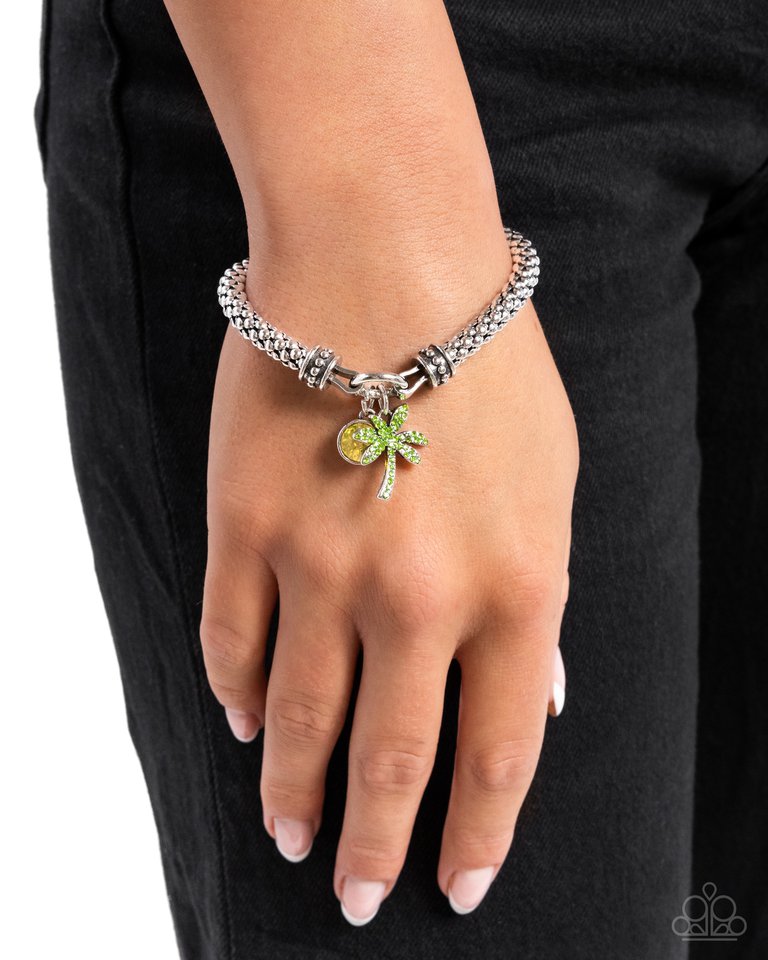 Palm Beach Bling - Green - Paparazzi Bracelet Image