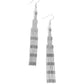 Empire State Etiquette - Silver - Paparazzi Earring Image