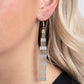 Empire State Etiquette - Silver - Paparazzi Earring Image