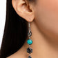 Singular Stones - Black - Paparazzi Earring Image