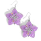 Summer Sprigs - Purple - Paparazzi Earring Image