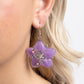 Summer Sprigs - Purple - Paparazzi Earring Image