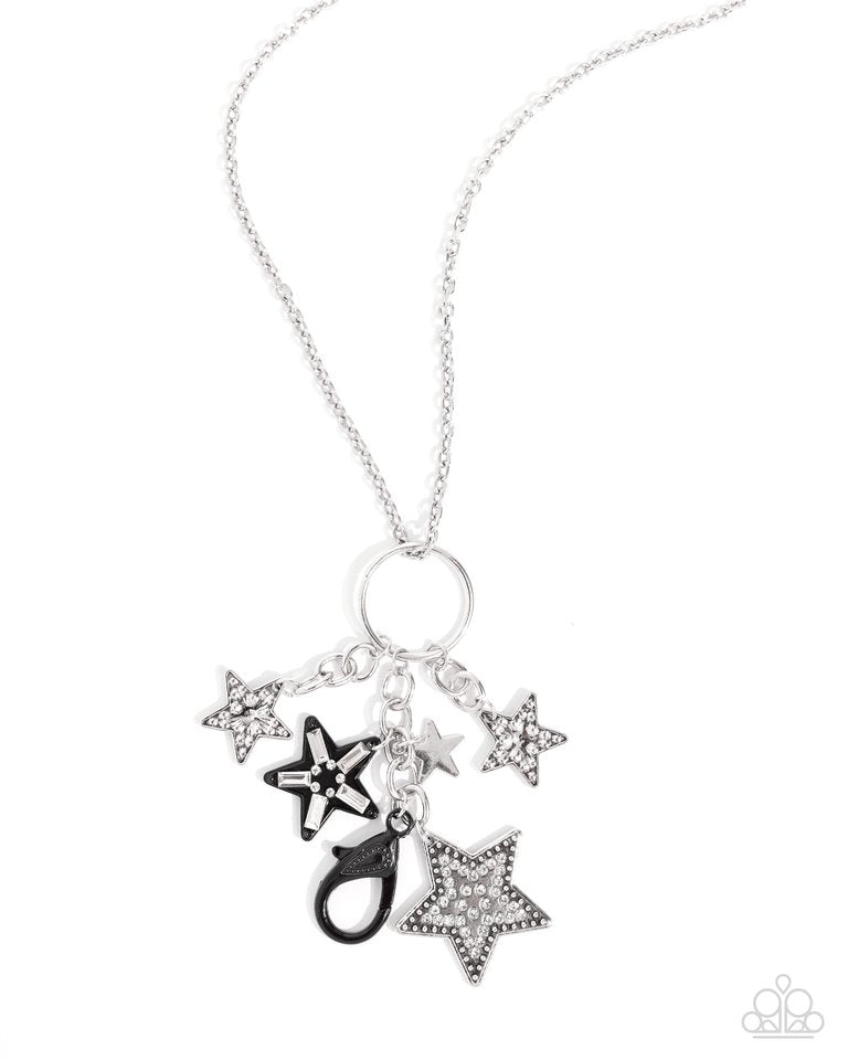 SPRINKLE of Stars - Black - Paparazzi Necklace Image