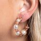 Playful Pearls - Copper - Paparazzi Earring Image