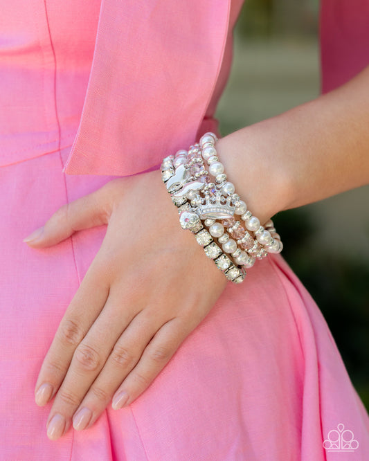 Paparazzi Bracelet ~ Feminine Charm - Pink