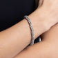 Twisted Triumph - White - Paparazzi Bracelet Image