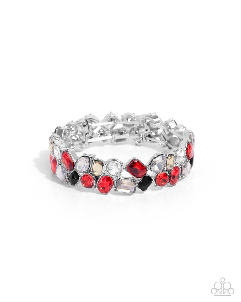 Handcrafted Haven - Red - Paparazzi Bracelet Image