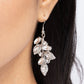 Flourishing Feature - White - Paparazzi Earring Image