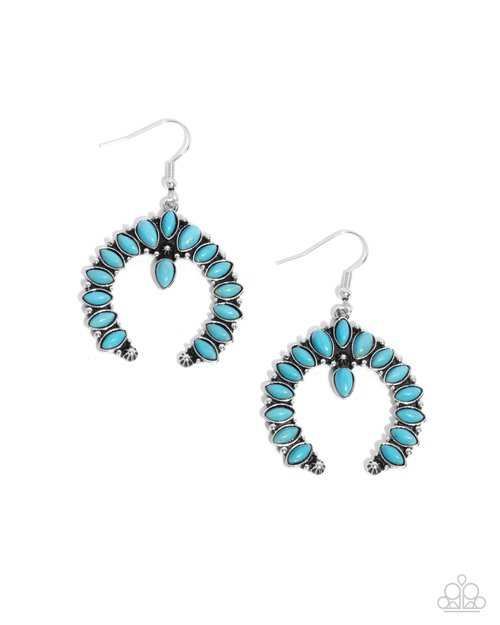Universal Utopia - Blue - Paparazzi Earring Image