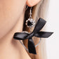 Kawaii Keepsake - Black - Paparazzi Earring Image