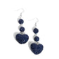 Vision in Shimmer - Blue - Paparazzi Earring Image