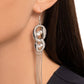 Wild Welcome - White - Paparazzi Earring Image