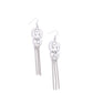 Wild Welcome - White - Paparazzi Earring Image