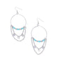 Fearless Fringe - Blue - Paparazzi Earring Image