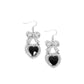 Adorable Allure - Black - Paparazzi Earring Image