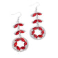 Polished Pattern - Red - Paparazzi Earring Image