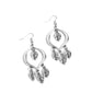 Leafy Landmark - Silver - Paparazzi Earring Image