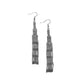 Empire State Etiquette - Black - Paparazzi Earring Image