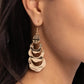 Layered Labor - Gold - Paparazzi Earring Image