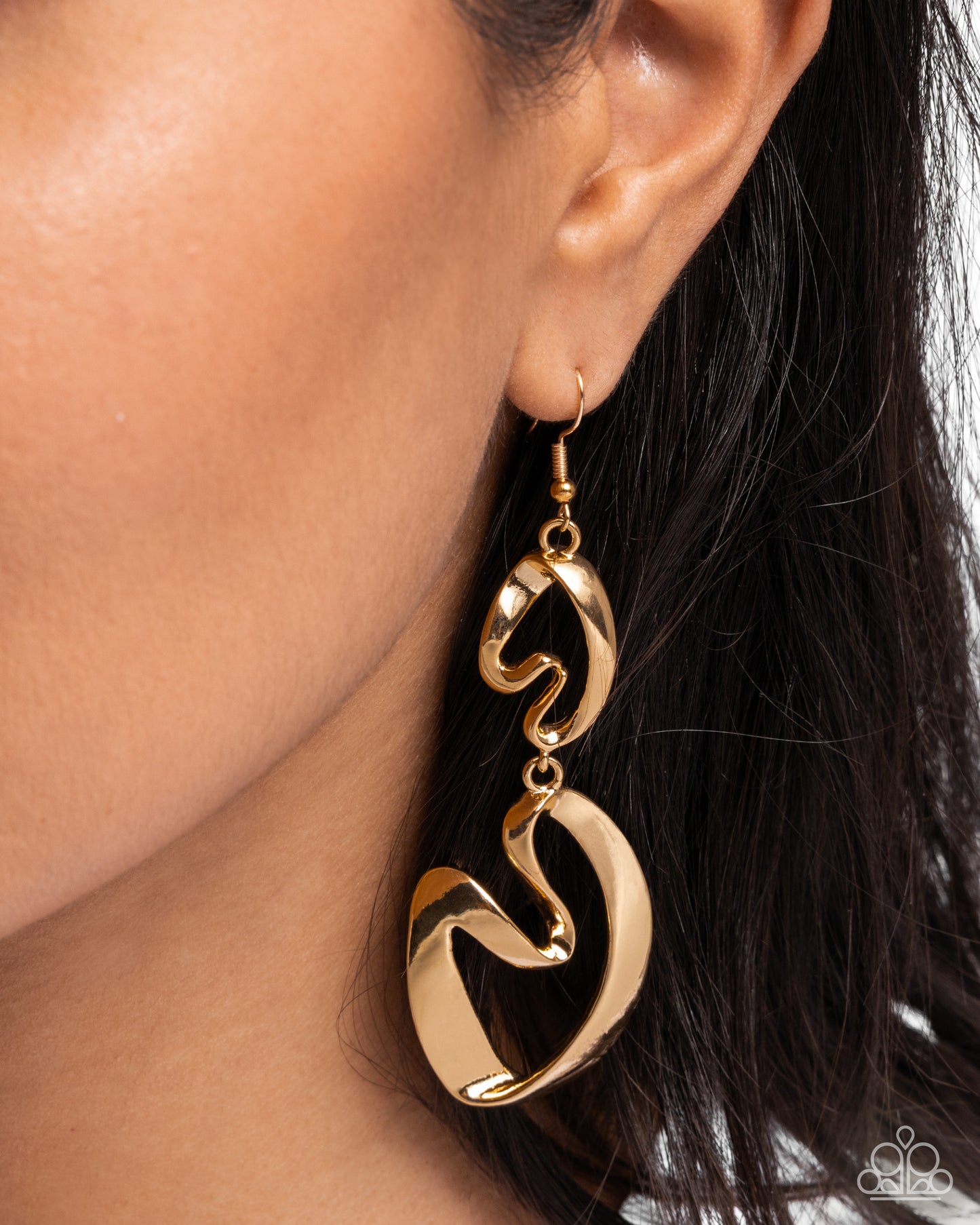 Abstract Angles - Paparazzi Earring Image