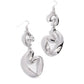 Abstract Angles - Silver - Paparazzi Earring Image