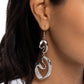 Abstract Angles - Silver - Paparazzi Earring Image