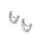 Immaculate Impression - Silver - Paparazzi Earring Image