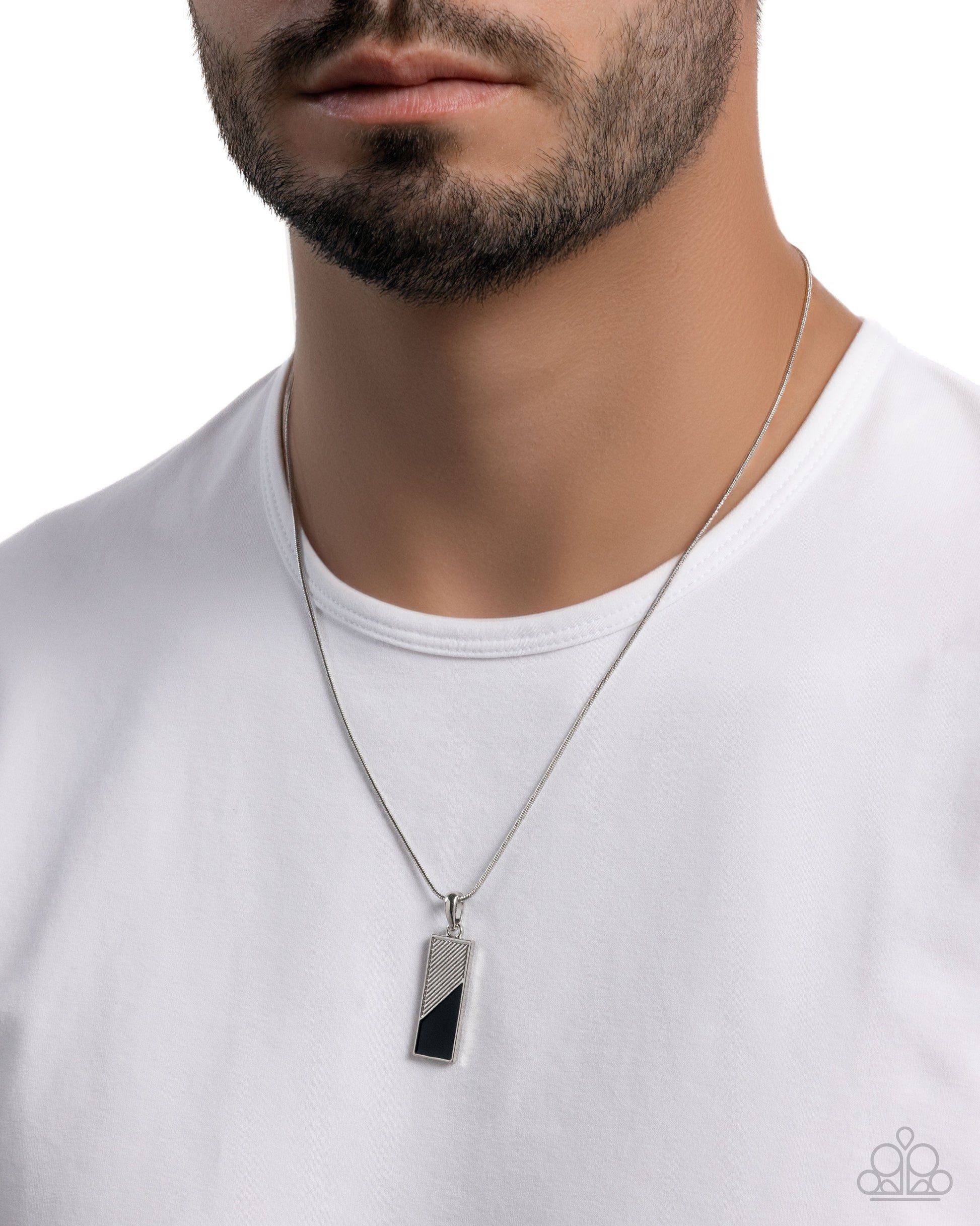 Labor Lineup - Silver - Paparazzi Necklace Image