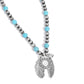 Collar Paparazzi ~ Piedras firmes - Azul