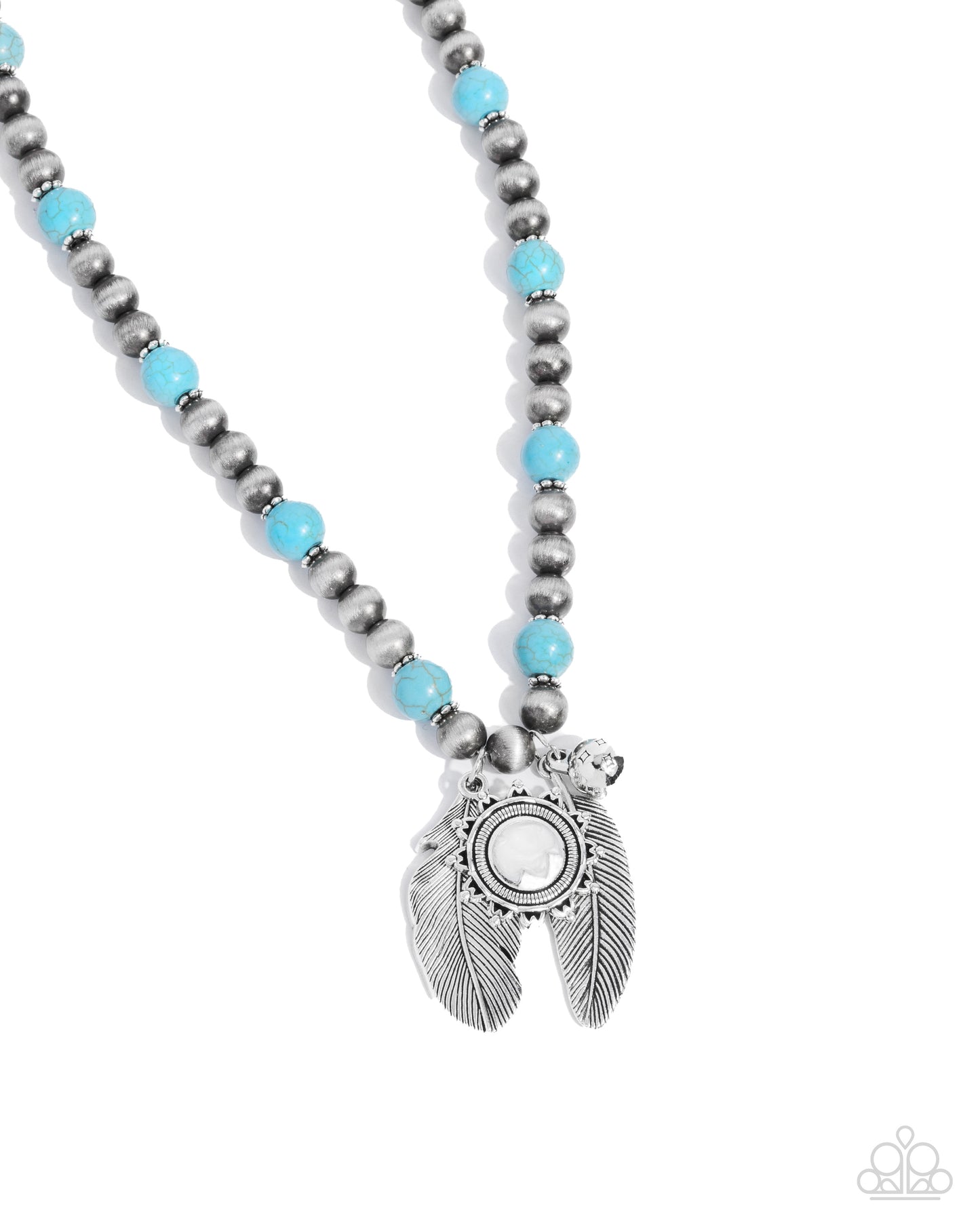 Collar Paparazzi ~ Piedras firmes - Azul