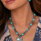 Paparazzi Necklace ~ Steady Stones - Blue