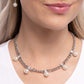 Pearl Pedestal - White - Paparazzi Necklace Image