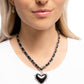 Austere Attraction - Black - Paparazzi Necklace Image