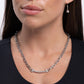 Anchored Actress - White - Paparazzi Necklace Image