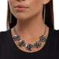 Refreshing Roses - Silver - Paparazzi Necklace Image
