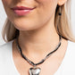 Falling Slowly - Black - Paparazzi Necklace Image