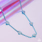 Homecoming Hearts - Blue - Paparazzi Necklace Image