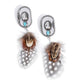 Feathered Fairy Tale - Brown - Paparazzi Earring Image