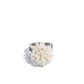 Never Ending Style - White - Paparazzi Ring Image