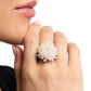 Never Ending Style - White - Paparazzi Ring Image